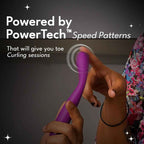 Rechargeable Waterproof Body Massager for Relaxation – Flexible Silicone Personal Massager with 10 Vibration Modes, Quiet Motor & Long Battery Life