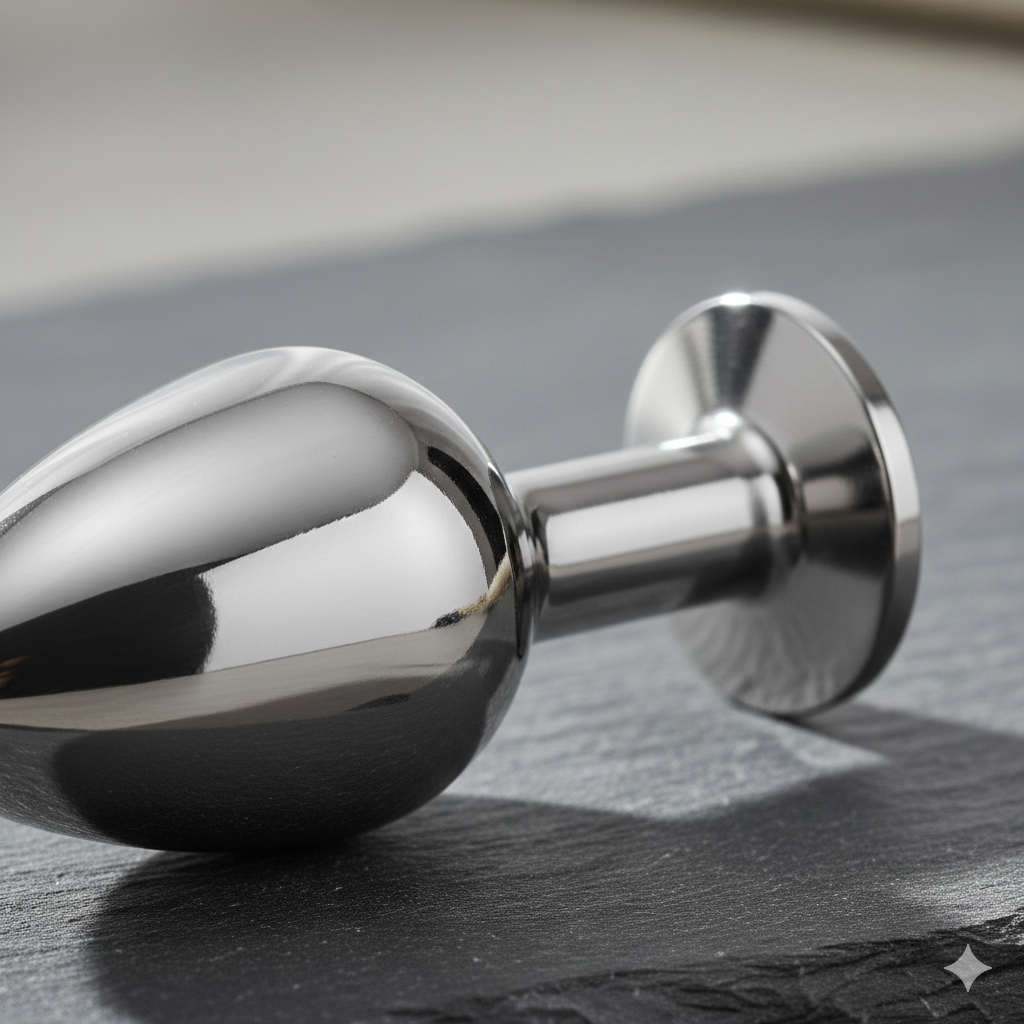 Ergonomic Stainless Steel Massage Tool – Medium Size Polished Metal Design for Targeted Muscle Relief and Relaxation