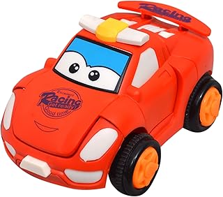 cartoon-style racing car toy