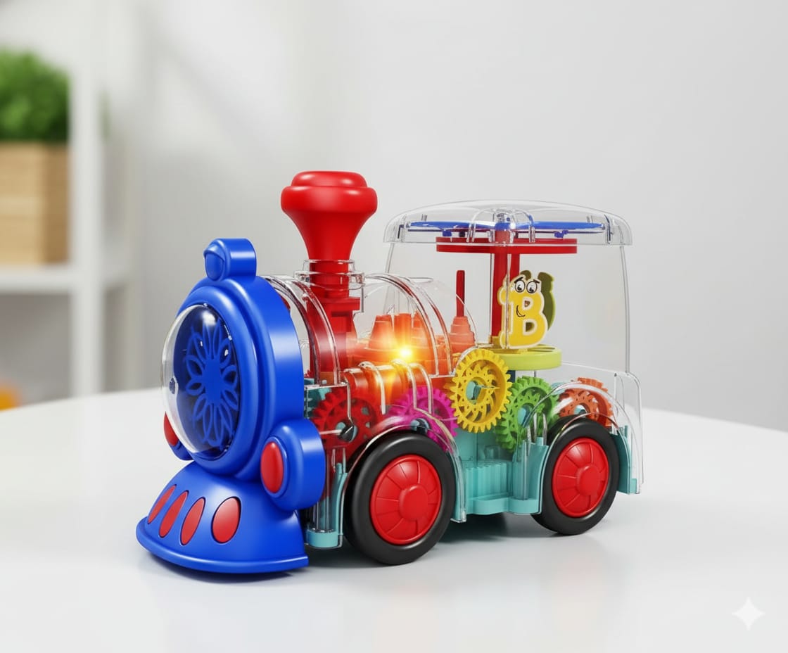 Gear Light-Up Musical Train Toy